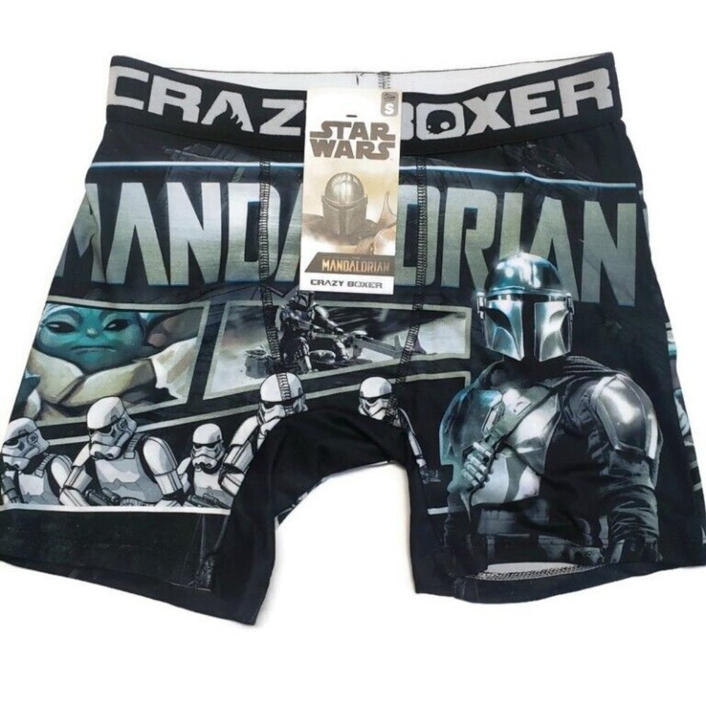 Star Wars THE MANDALORIAN Boxer Briefs Crazy Boxer The Child Mens Size Small